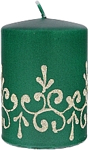 Fragrances, Perfumes, Cosmetics Tiffany Candle, 7x10cm, green - Artman Tiffany Candle