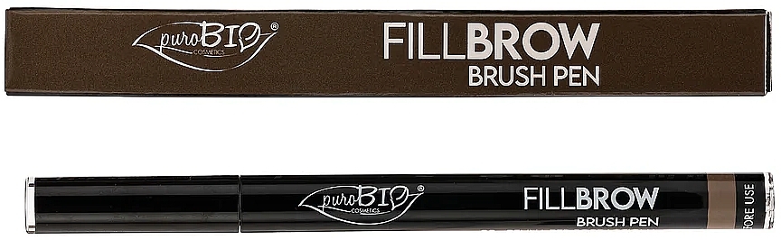 Eyebrow Pen - PuroBio Cosmetics Fillbrow Brush Pen — photo N1