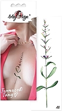 Temporary Tattoo "Stem of Tenderness" - Arley Sign — photo N1