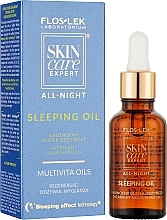 Facial Oil - Floslek Skin Care Expert Overnight Oil Nourishing — photo N2