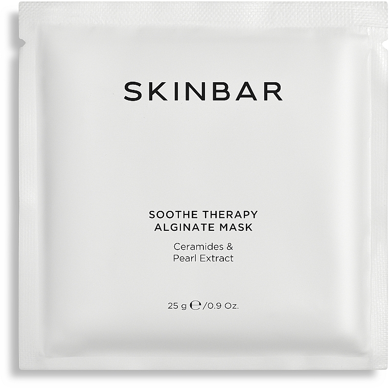 Soothing Alginate Mask with Ceramides & Pearl Extract - SKINBAR Ceramides & Pearl Extract Alginate Mask — photo N1