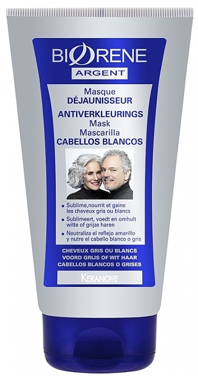 Blonde & Grey Hair Mask - Eugene Perma Biorene Argent Mask — photo N1