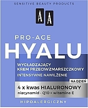 Smoothing Anti-Wrinkle Day Cream - AA Cosmetics Hyalu Pro-Age — photo N2