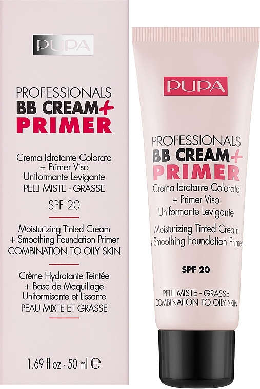 Moisturizing BB Cream + Primer - Pupa Professionals BB Cream+Primer — photo N3