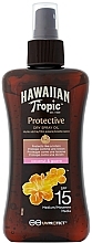 Protective Dry Oil - Hawaiian Tropic Protective Dry Spray Sun Oil SPF 15 — photo N1