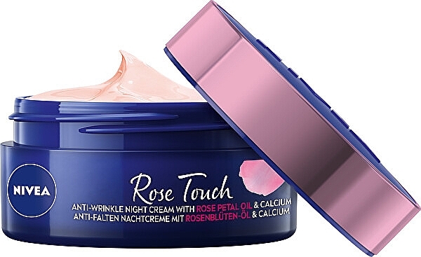 Anti-Wrinkle Night Cream - Nivea Rose Touch Anti-Wrinkle Night Cream — photo N3