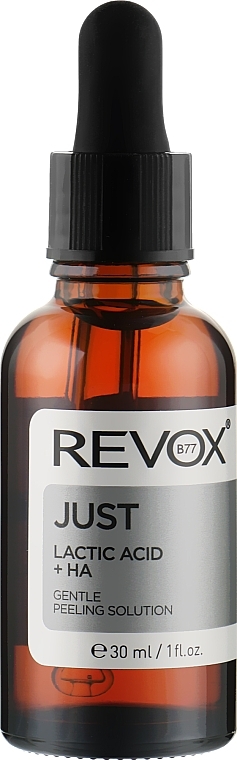 Gentle Face & Neck Peeling - Revox Lactic Acid + HA Gentle Peeling Solution — photo N2