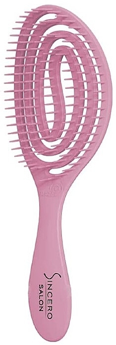 Hair Brush, pink - Sincero Salon FlexiPro Hair Brush Pink — photo N1