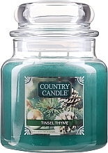 Fragrances, Perfumes, Cosmetics Scented Candle in Jar - Country Candle Tinsel Thyme