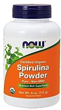 Dietary Sipplement "Spirulina", powder - Now Foods Certified Organic Spirulina Powder — photo N1