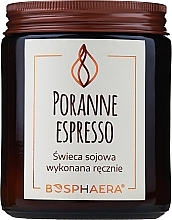 Fragrances, Perfumes, Cosmetics Morning Espresso Scented Soy Candle - Bosphaera Morning Espresso