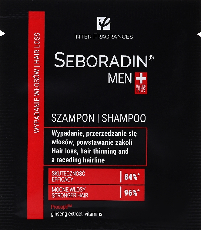 Men Anti Hair Loss Shampoo - Seboradin Men Hair Loss Shampoo (sample) — photo N1