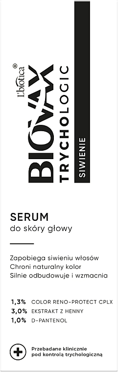 Gray Hair Serum - L'biotica Biovax Trychologic  — photo N1