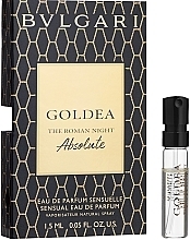 Fragrances, Perfumes, Cosmetics Bvlgari Goldea the Roman Night Absolute - Eau de Parfum (sample)