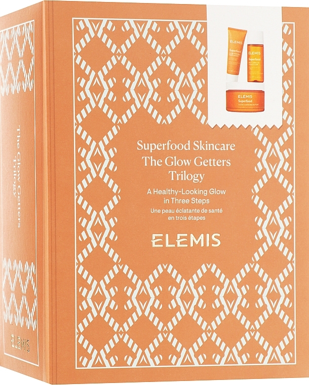 Set - Elemis Superfood Skincare The Glow-Getters Triology (f/oil/90g + f/cr/20ml + f/toner/50ml) — photo N1
