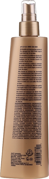 Liquid Reconstructor for Thin & Damaged Hair - Joico K-Pak Liquid Reconstructor — photo N4