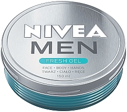 Moisturizing Face & Body Cream-Gel - Nivea Men Fresh Gel — photo N1
