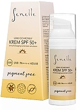 Fragrances, Perfumes, Cosmetics Light Pigment-Free Protective Face Cream - Senelle Light Protective Face Cream Pigment Free SPF 50+