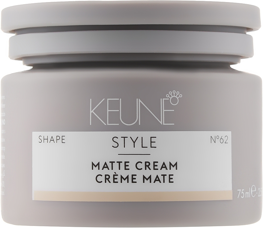 Mattifying Hair Cream #62 - Keune Style Matte Cream — photo N1