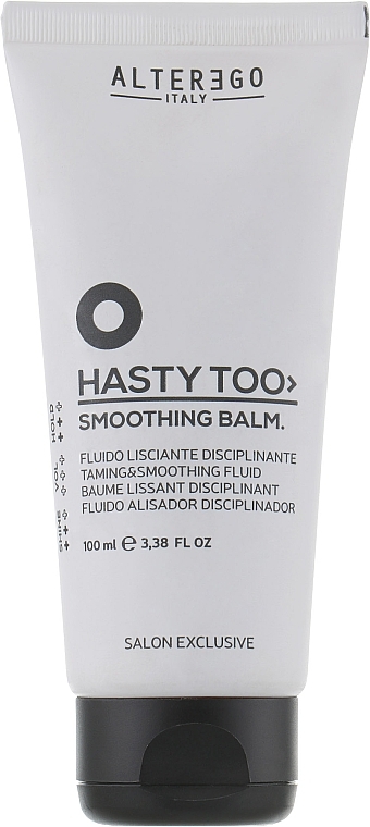 Smoothing & Taming Conditioner Fluid for Frizzy Hair - Alter Ego Hasty Too Runway Smoothing Balm — photo N1