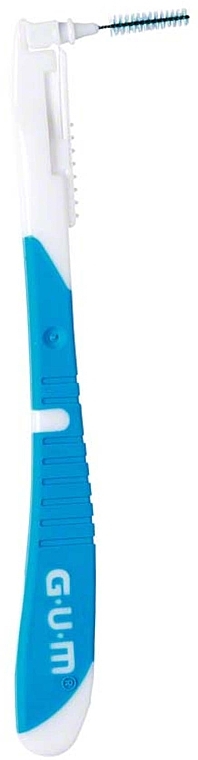 Interdental Brush 0.9 mm, blue, 36 pcs - G.U.M Bi Direction — photo N1