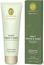 Smoothing & Renewing Cream Mask - Primavera Glowing Age Smoothing & Renewing Night Cream & Mask — photo N1