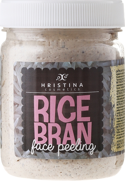 Rice Bran Face Peeling - Hristina Cosmetics Rice Bran Face Peeling — photo N1