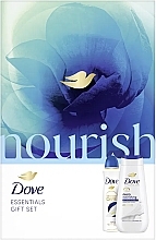 Set - Dove Nourish Essentials Gift Set (sh/gel/225ml + deo/150ml)	 — photo N1