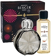 Fragrances, Perfumes, Cosmetics Maison Berger Cercle Grey Exquisite Sparkle - Set (lampe/1pcs + refill/250ml)