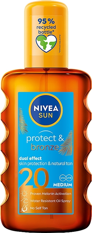 Sun Protective Oil - NIVEA Sun Care Protect & Bronze Oil SPF 20 — photo N1