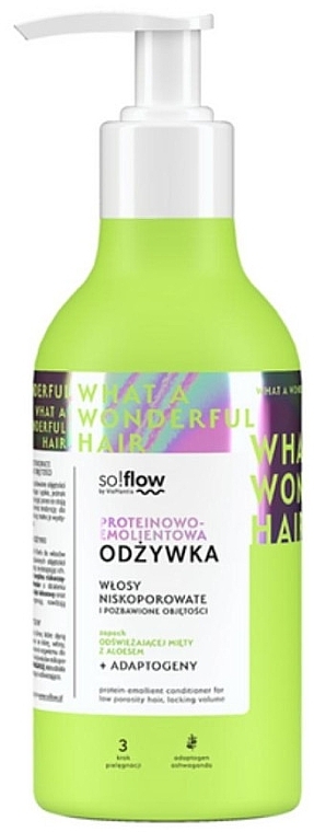 Conditioner for Low Porosity Hair - So!Flow Low Porosity Hair Protein-Emollient Conditioner — photo N1