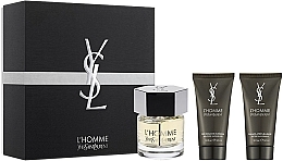 Fragrances, Perfumes, Cosmetics Yves Saint Laurent YSL L'Homme - Set (edt/60ml + sh/gel/50ml + a/sh/balm/50ml)