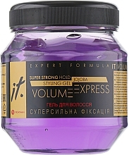 Fragrances, Perfumes, Cosmetics Super Strong Hold Hair Gel - IT Super Strong Hold Jojoba Styling Gel