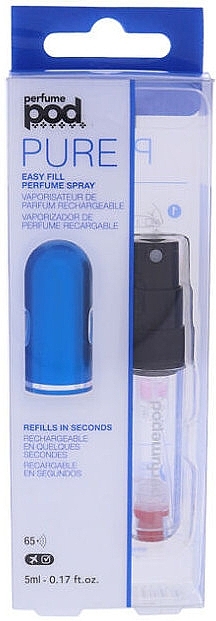 Atomizer - Travalo Perfume Pod Pure Essentials Blue — photo N5