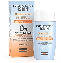 Fragrances, Perfumes, Cosmetics Mineral Sun Fluid SPF50 - Isdin Fusion Fluid Mineral