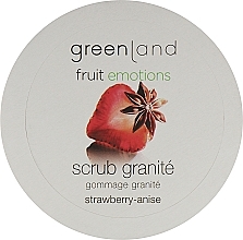 Fragrances, Perfumes, Cosmetics Strawberry & Anise Body Scrub - Greenland Scrub Granite