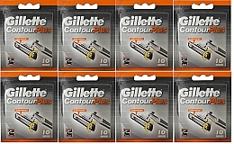 Fragrances, Perfumes, Cosmetics Shaving Cartridge Refill, 10 pcs - Gillette Contour Plus