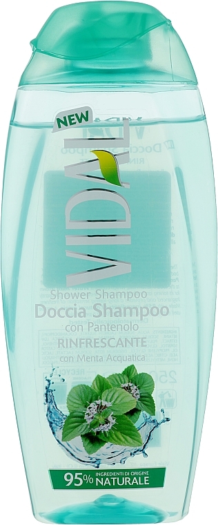 2in1 Refreshing Shower Gel - Vidal Shower Shampoo — photo N1