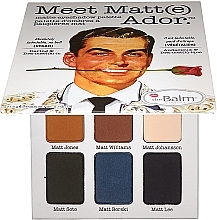 Eyeshadow Palette - TheBalm Meet Matt(e) Ador Matte Eyeshadow Palette — photo N1