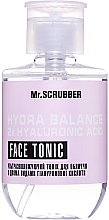 Fragrances, Perfumes, Cosmetics Ultra Moisturizing Facial Tonic with Two Types of Hyaluronic Acid - Mr.Scrubber Face ID. Hydra Balance 2x Hyaluronic Acid Face Tonic