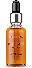 Fragrances, Perfumes, Cosmetics Rejuvenating Self-Tan Drops - Tan-Luxe The Face Anti-Age Tan Drops Light/Medium