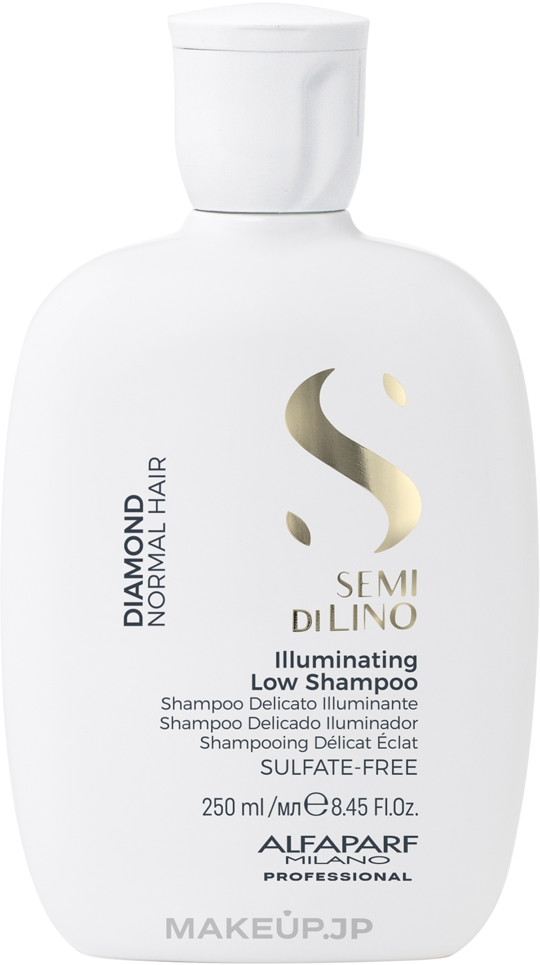 Microcrystals Hair Shampoo - AlfaParf Semi Di Lino Diamond Illuminating Low Shampoo — photo 250 ml
