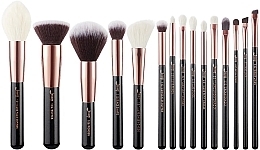 Fragrances, Perfumes, Cosmetics Makeup Brush Set, T160, 15 pcs - Jessup Essential Makeup Brush Set