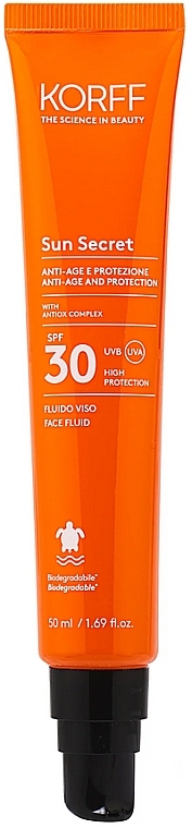 Face Fluid-Cream SPF 30 - Korff Sun Secret Fluido Viso SPF 30 — photo N1