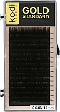 Gold Standard C 0.03 False Eyelashes (16 rows: 14 mm) - Kodi Professional — photo N1