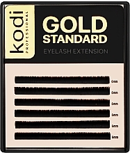 Fragrances, Perfumes, Cosmetics Gold Standard B 0.03 False Eyelashes (6 rows: 6 mm) - Kodi Professional