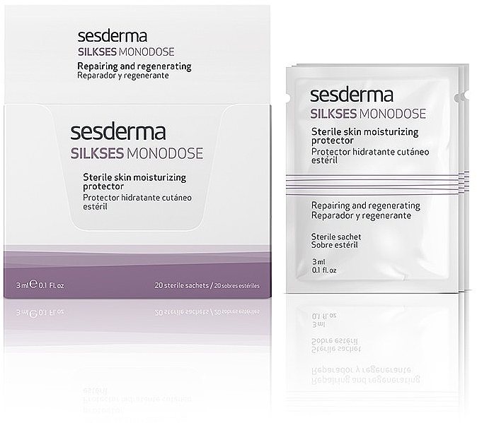 Moisturizing Sterile Protector - SesDerma Laboratories Silkses Monodose  — photo N1