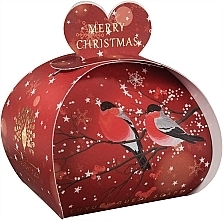 Merry Christmas Soap with Christmas Green Scent - The English Soap Company Luxury Guest Soaps Merry Christmas — photo N1