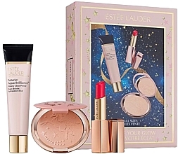 Fragrances, Perfumes, Cosmetics Set - Estee Lauder Show Off Your Glow (primer/40ml + highlighter/16,7g + lip/balm/3,2g)