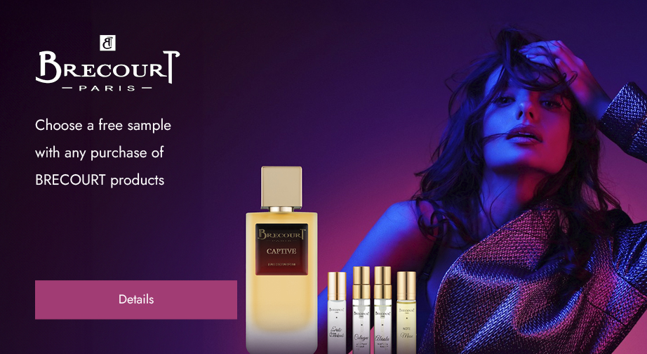 Buy any BRECOURT product and choose a free Eau de Parfum sample